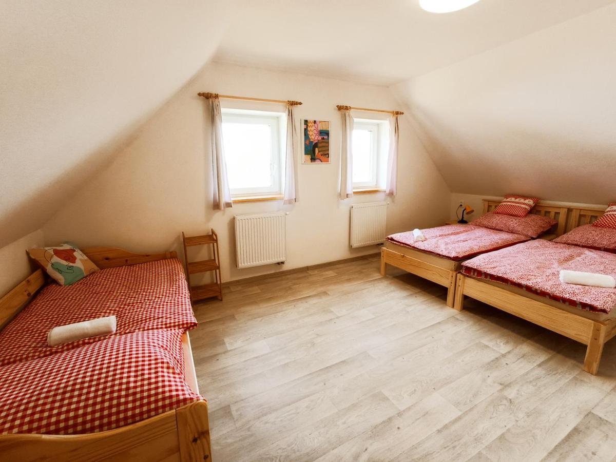 Klidna Lokalita Na Kraji Lesa, Cely Dum S Uschovnu Kol Villa Nová Bystřice Buitenkant foto
