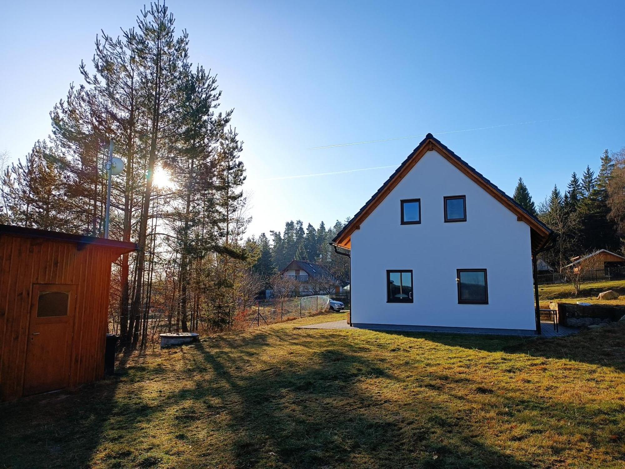 Klidna Lokalita Na Kraji Lesa, Cely Dum S Uschovnu Kol Villa Nová Bystřice Buitenkant foto