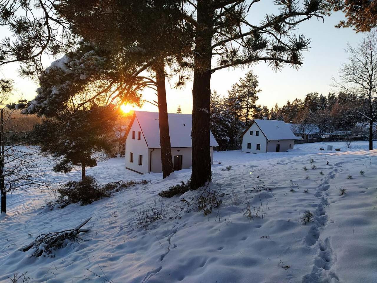 Klidna Lokalita Na Kraji Lesa, Cely Dum S Uschovnu Kol Villa Nová Bystřice Buitenkant foto