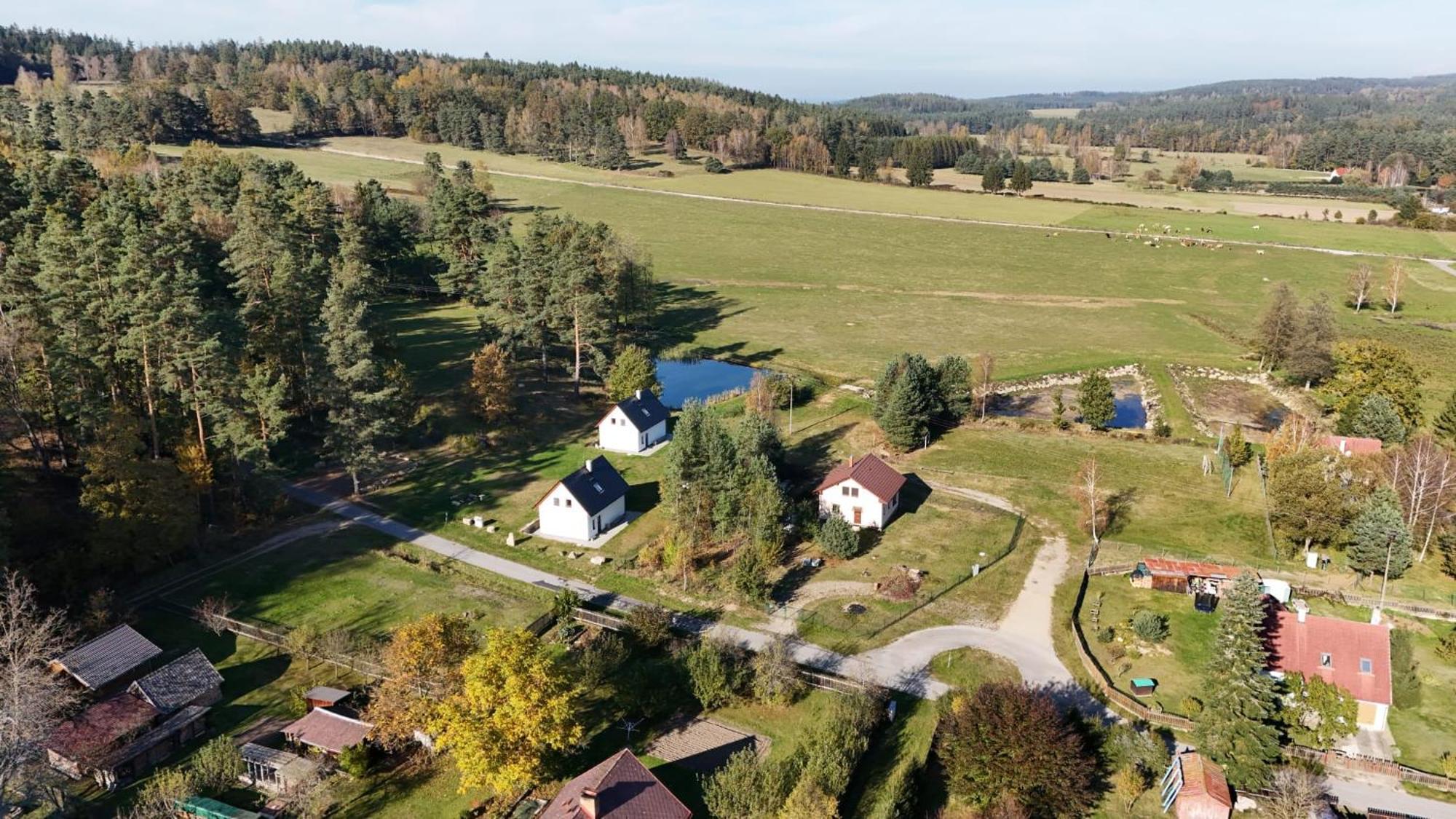 Klidna Lokalita Na Kraji Lesa, Cely Dum S Uschovnu Kol Villa Nová Bystřice Buitenkant foto