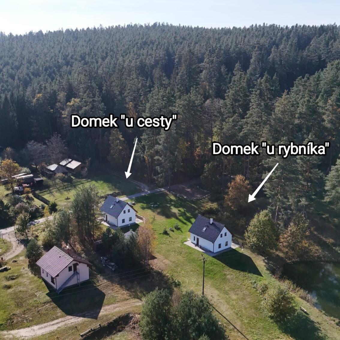 Klidna Lokalita Na Kraji Lesa, Cely Dum S Uschovnu Kol Villa Nová Bystřice Buitenkant foto