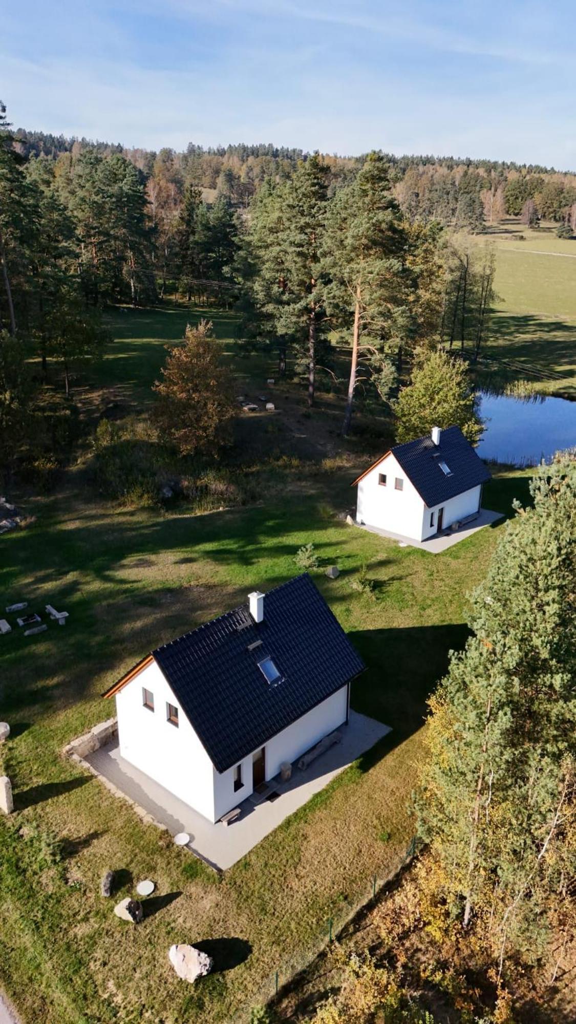 Klidna Lokalita Na Kraji Lesa, Cely Dum S Uschovnu Kol Villa Nová Bystřice Buitenkant foto